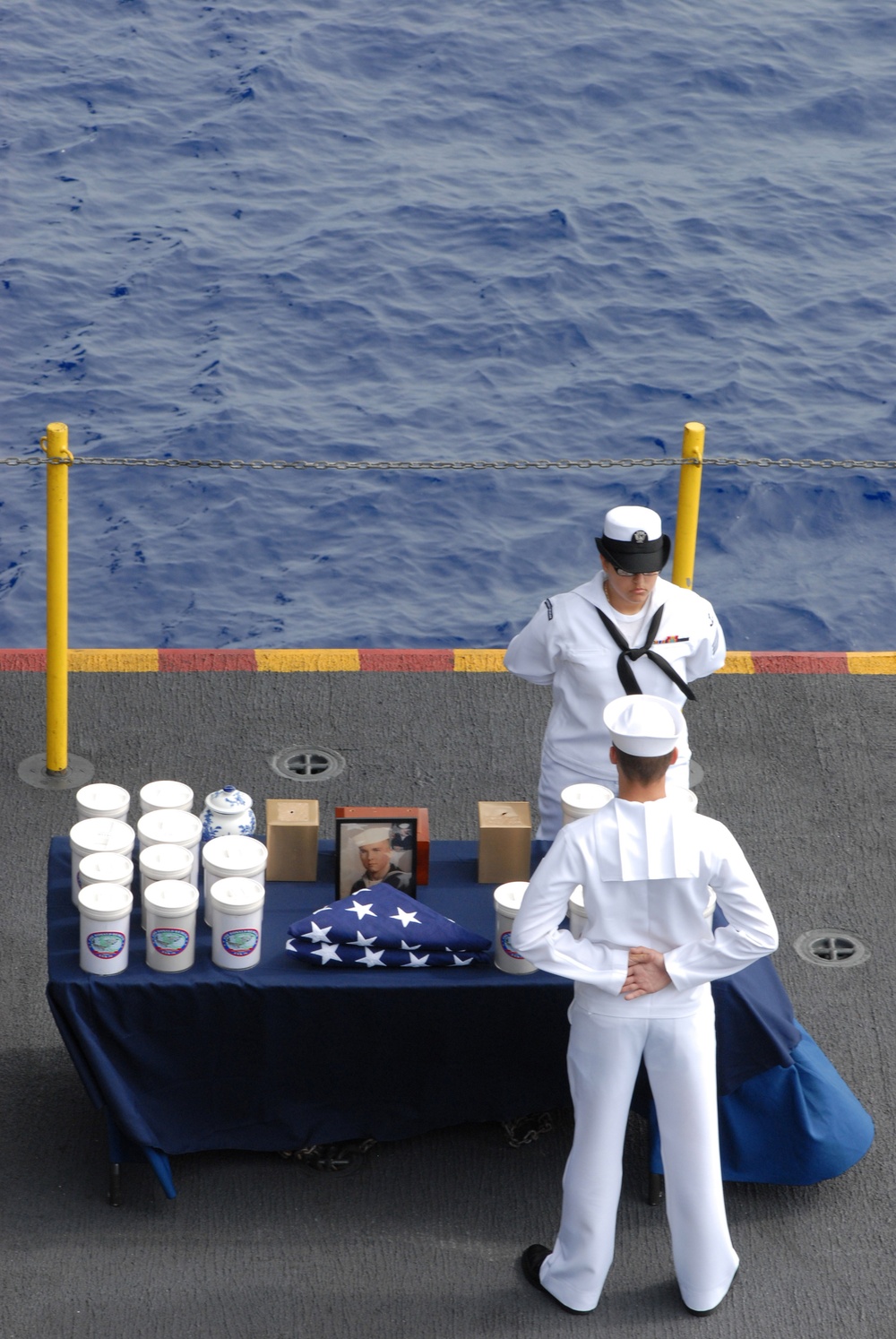 USS Ronald Reagan conducts memorial service