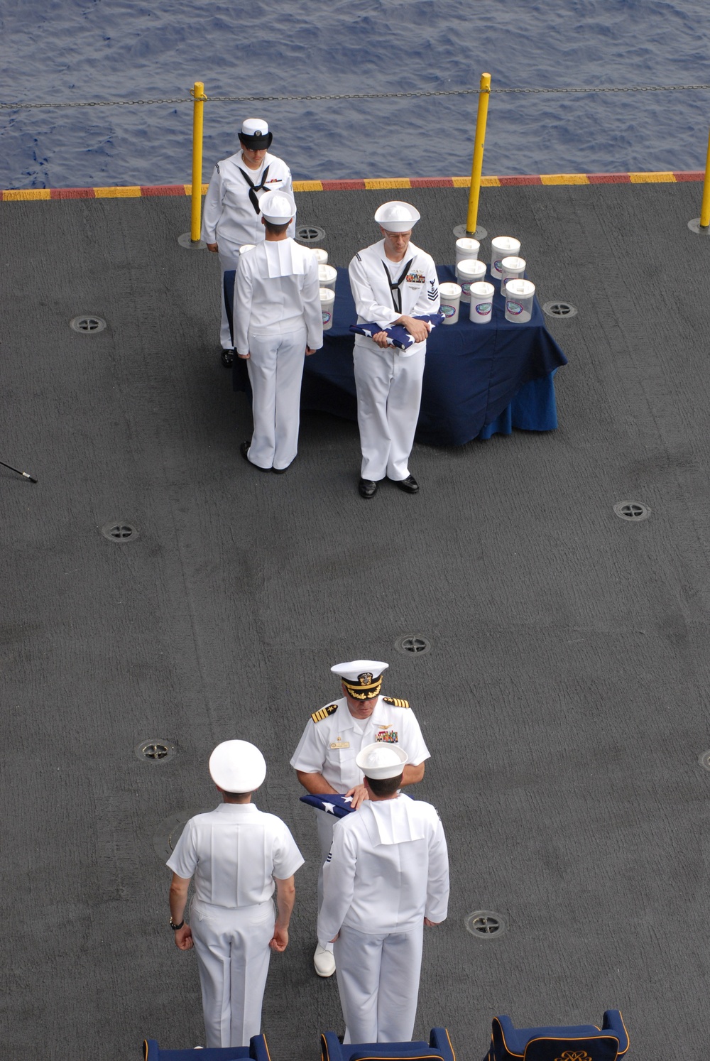 USS Ronald Reagan Conducts Memorial Service