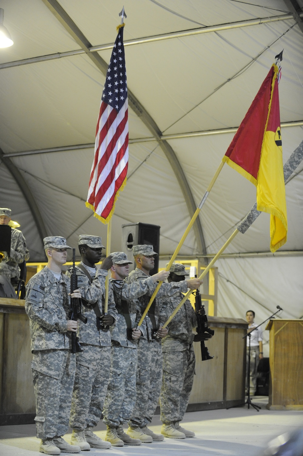1st Armored takes over for 1st Cavalry in southern Iraq