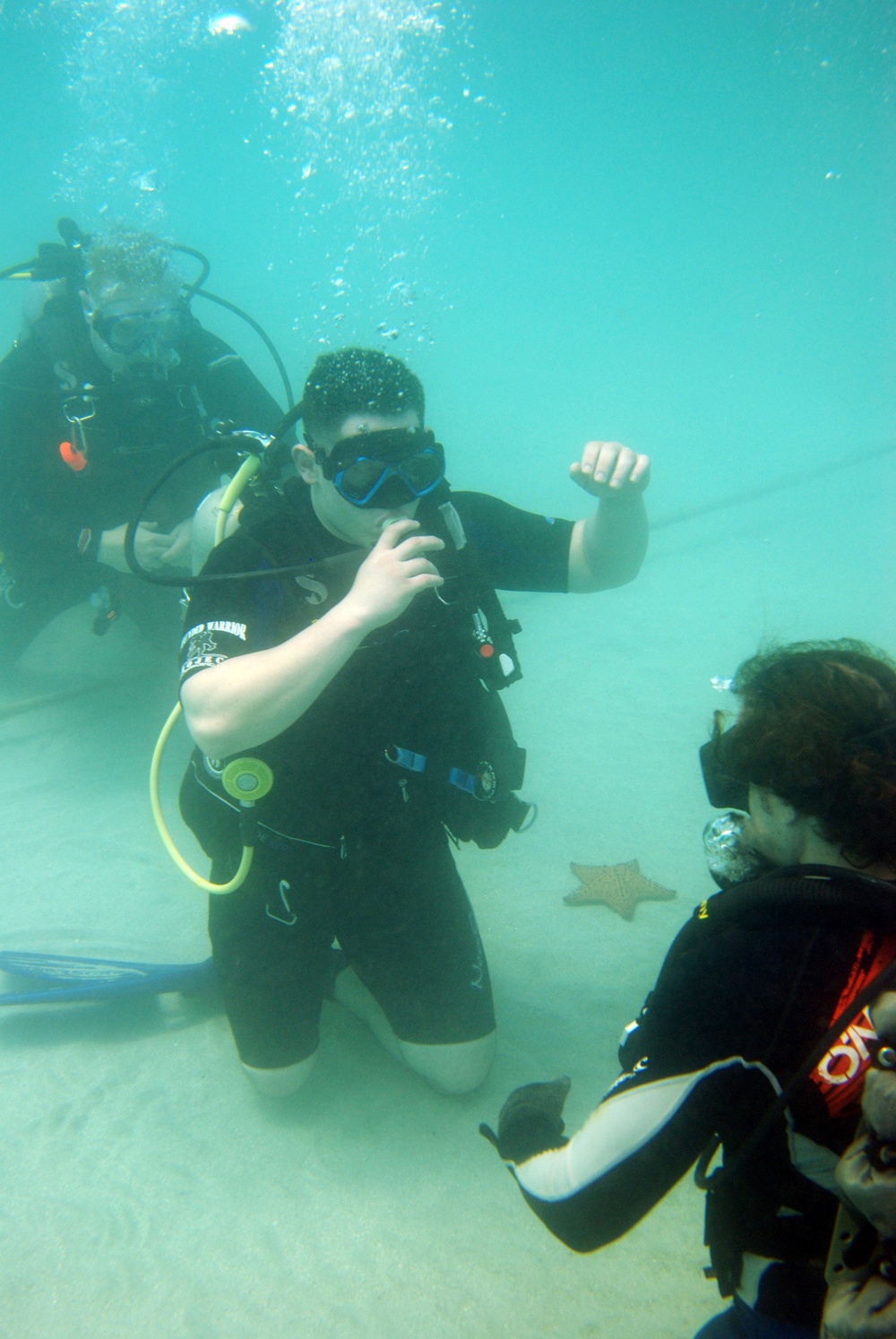 Wounded Warriors Tackle Diving