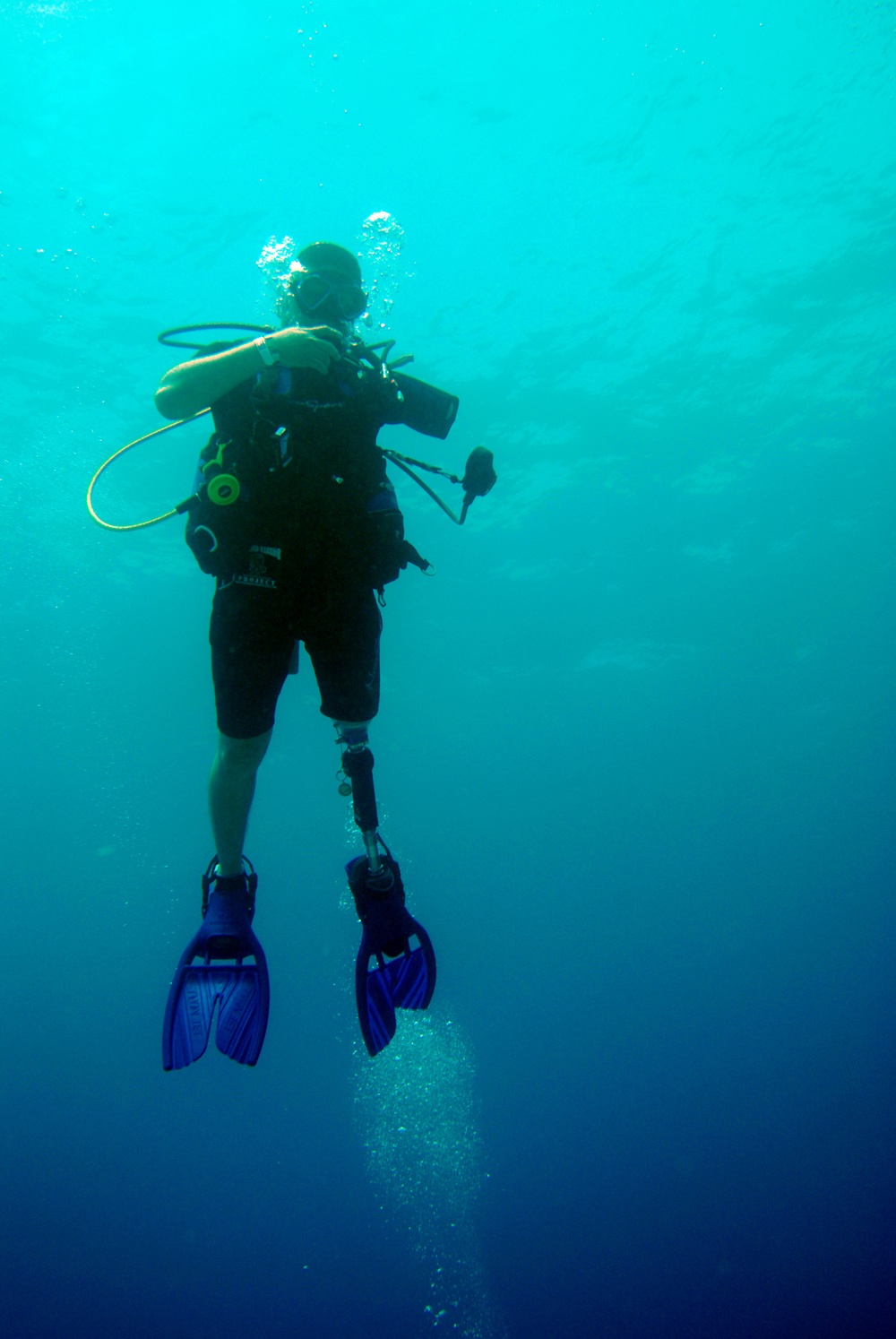 Wounded Warriors Tackle Diving