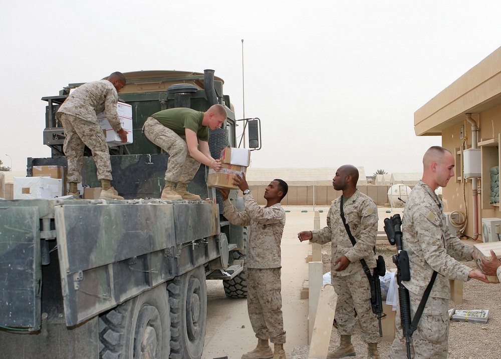 Mail Call! II Marine Expeditionary Force Headquarters Group (Forward) turns FPO into TLC