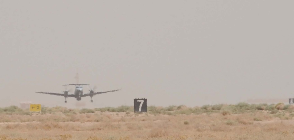 MC-12 Liberty flies first combat mission