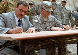 Vanguard transfers Joint Security Station Hurriyah II to Iraqi army