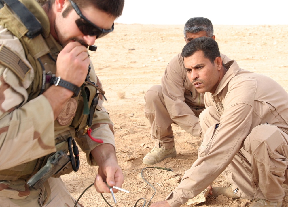 Iraqi Explosive Ordnance Disposal Makes Iraq Safer - One Cache at a Time
