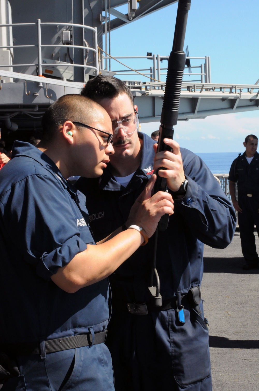 USS Ronald Reagan action