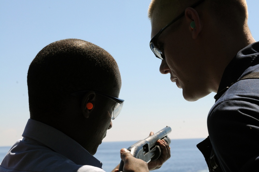 USS Ronald Reagan action