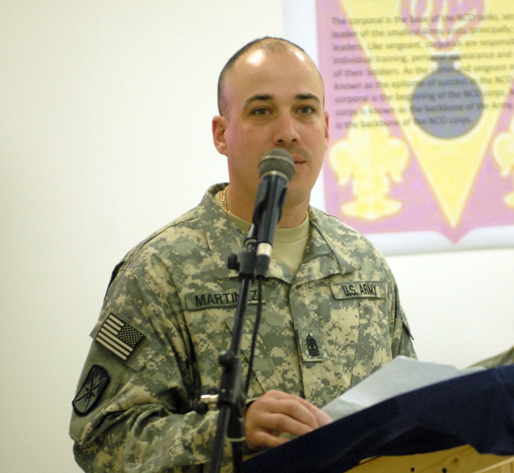 Support battalion celebrates year of the NCO