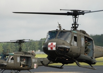 Louisiana National Guard bids farewell to Huey helicopters