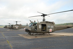 Louisiana National Guard bids farewell to Huey helicopters