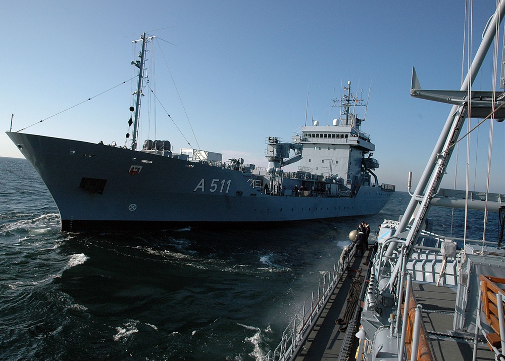 German Navy Provides Vital Support to Baltic operations