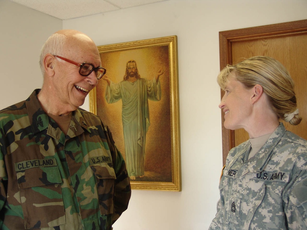 Retired Chaplain fills Soldiers' cups with hope, strength and prayer