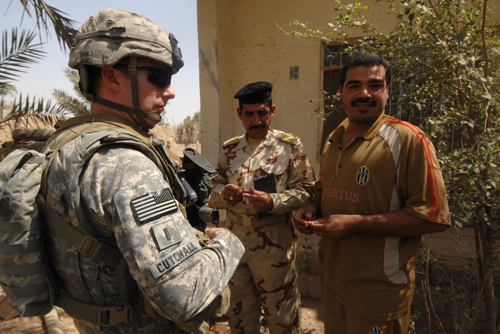 Patrol in Abu Ghraib