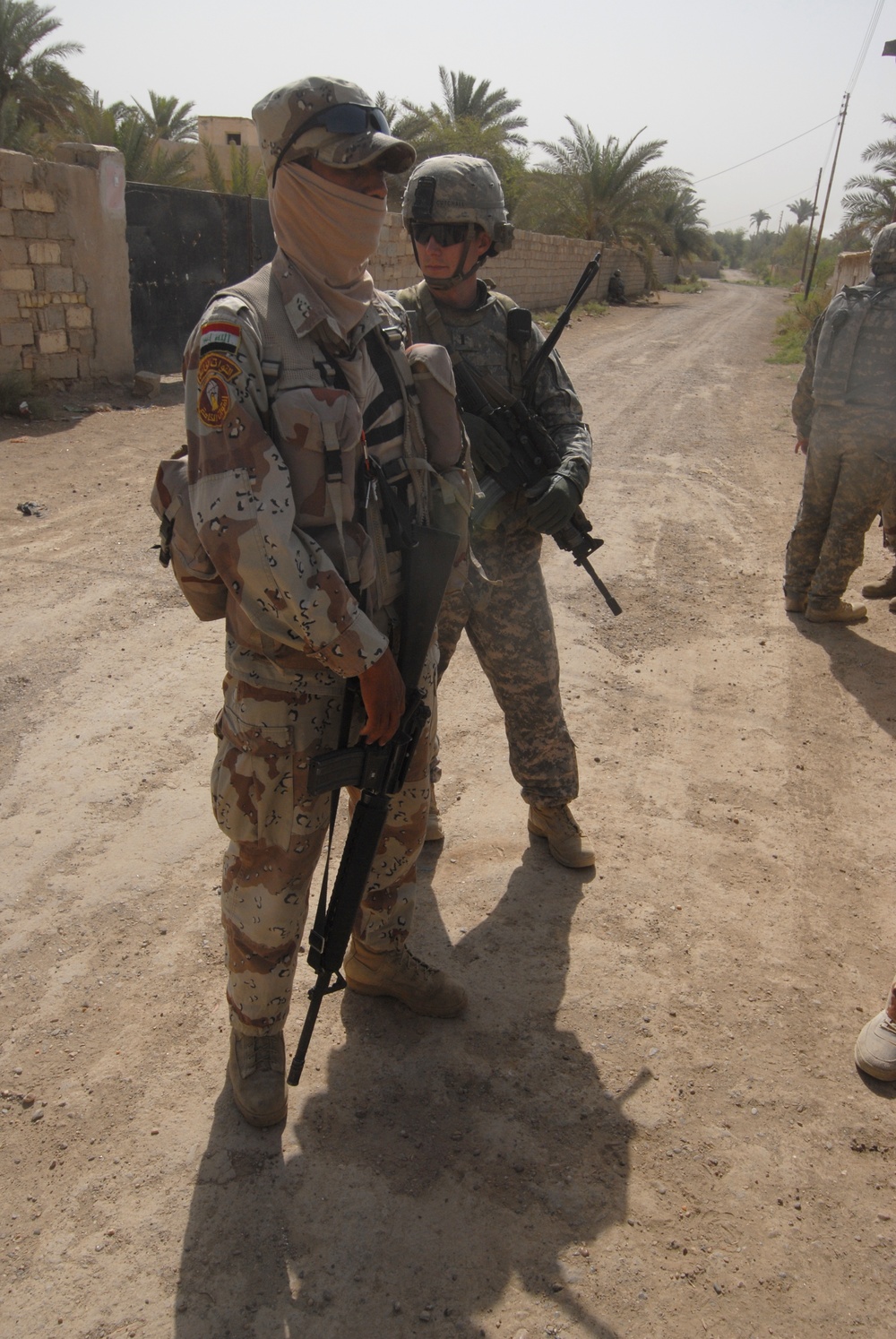 Patrol in Abu Ghraib