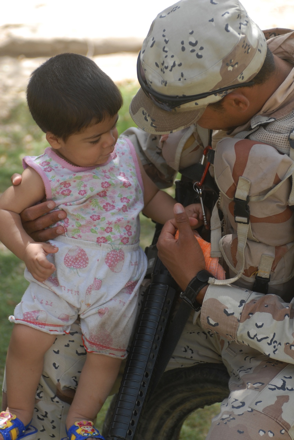Patrol in Abu Ghraib