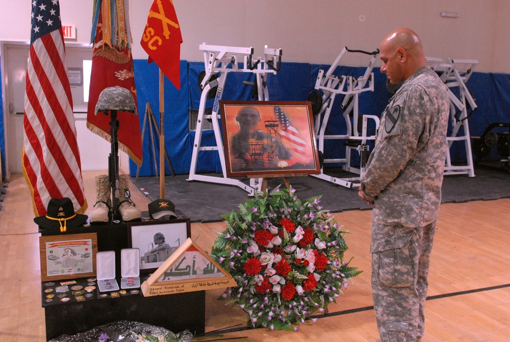 Memorial service mourns fallen Cavalry Soldier