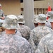 Command Sgt. Maj. Wilson Coins Soldiers in Baghdad, Iraq