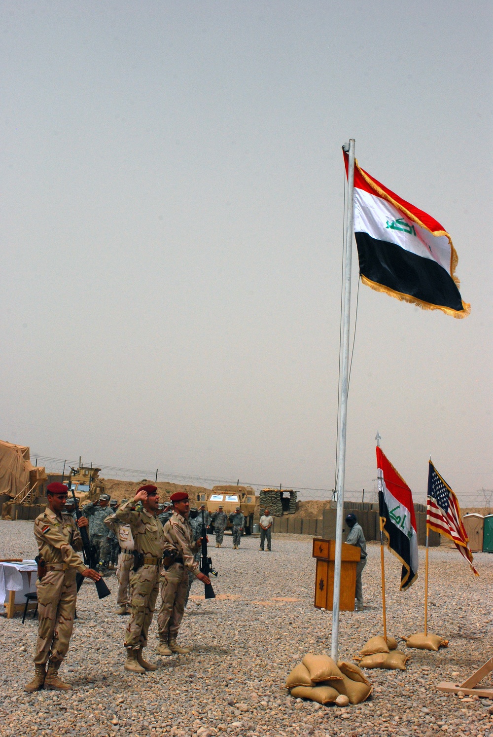 Joint Security Station Ezdehar handed over to the Iraqi Army