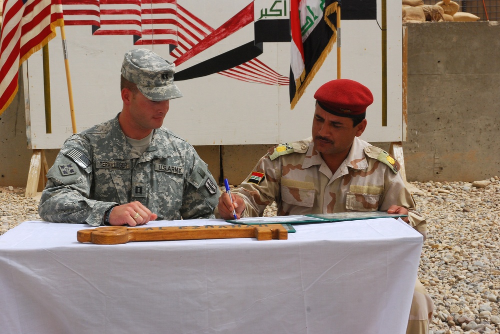 Joint Security Station Ezdehar handed over to the Iraqi Army