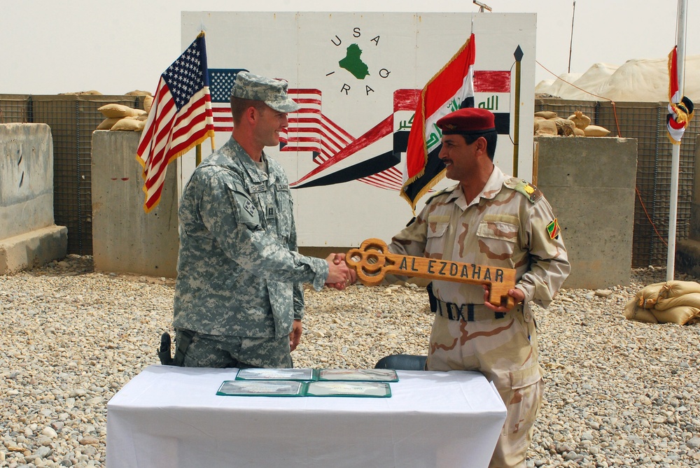 Joint Security Station Ezdehar Handed Over to the Iraqi Army