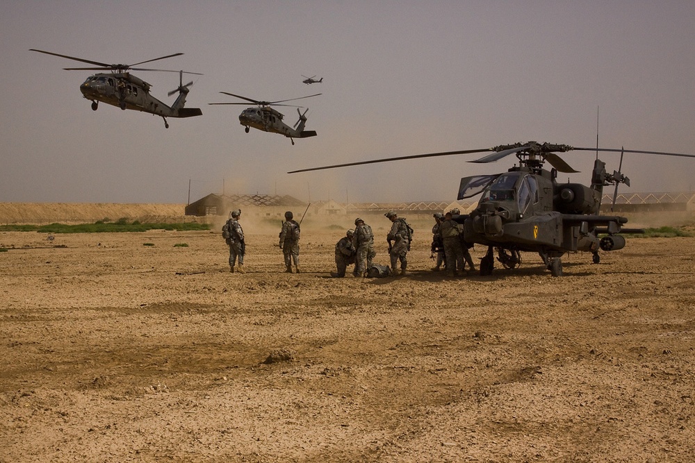 1st Air Cavalry Brigade conducts fallen angel training