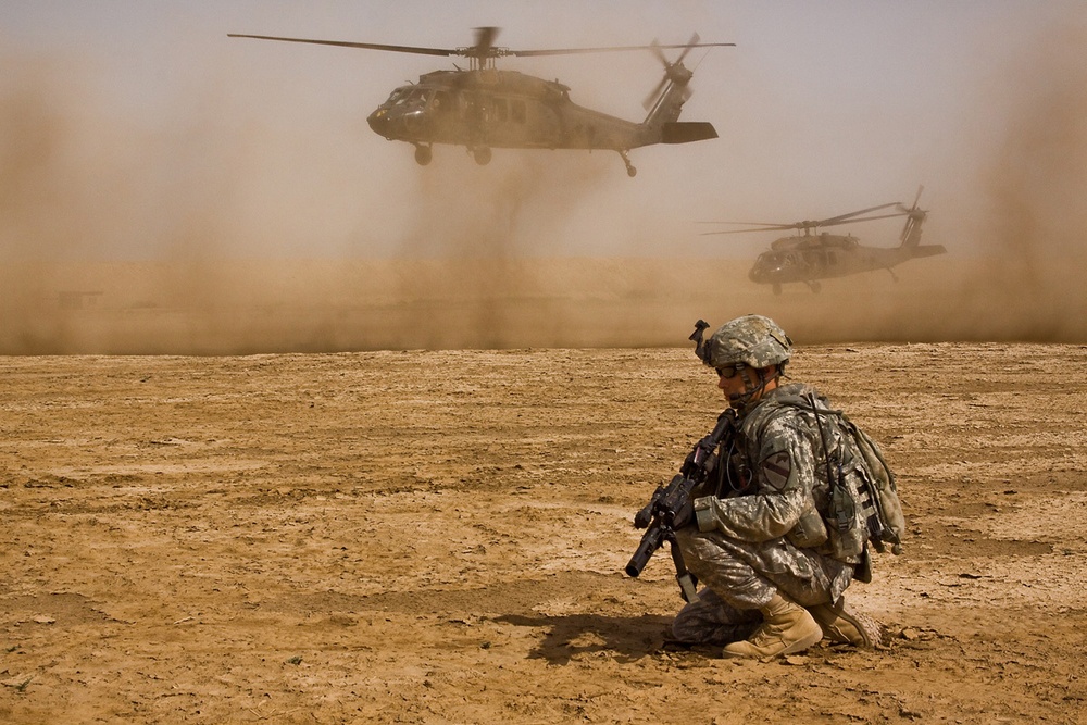 1st Air Cavalry Brigade conducts fallen angel training