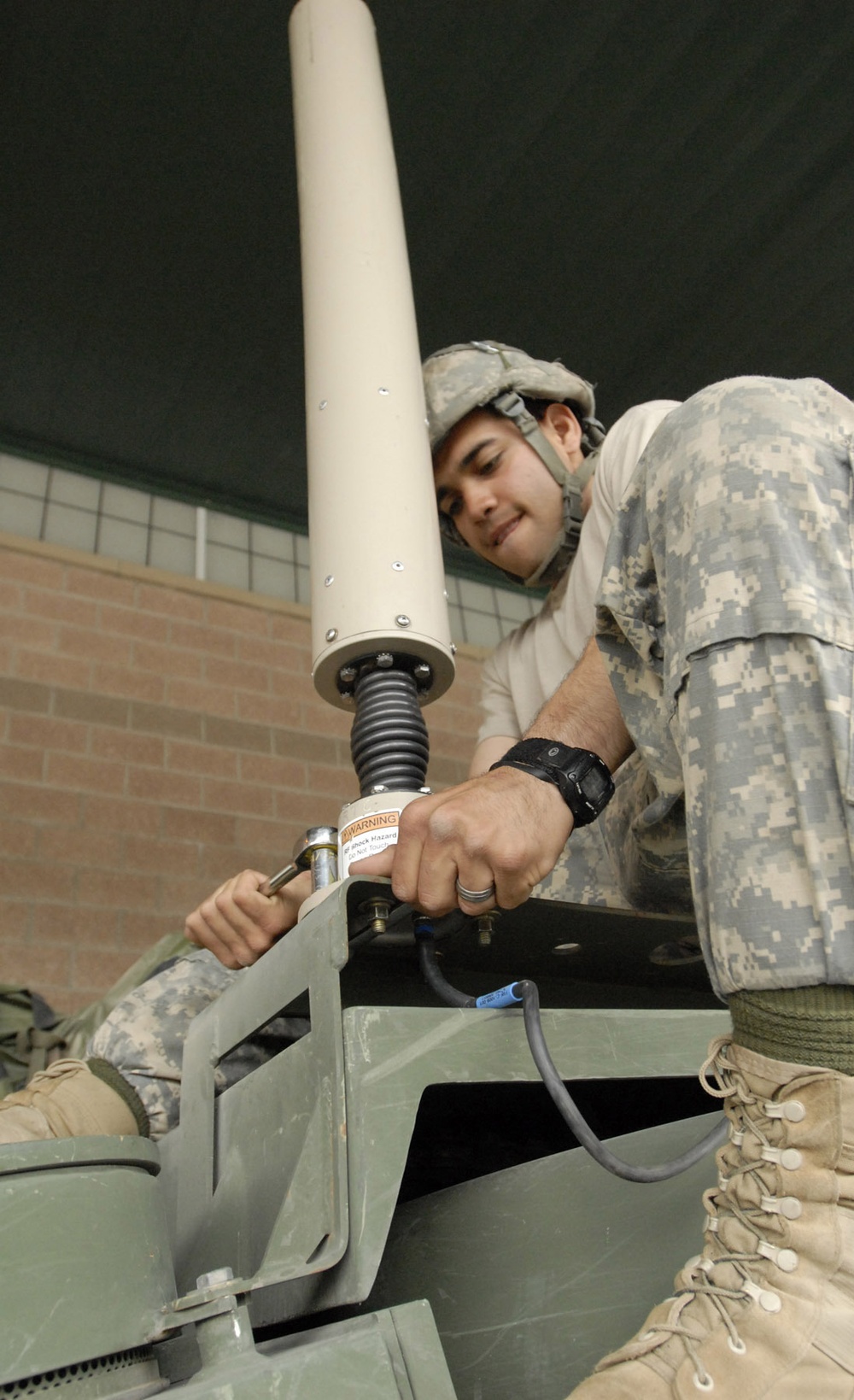 4th Stryker Brigade Combat Team, 2nd Infantry Division  offload at rail head station