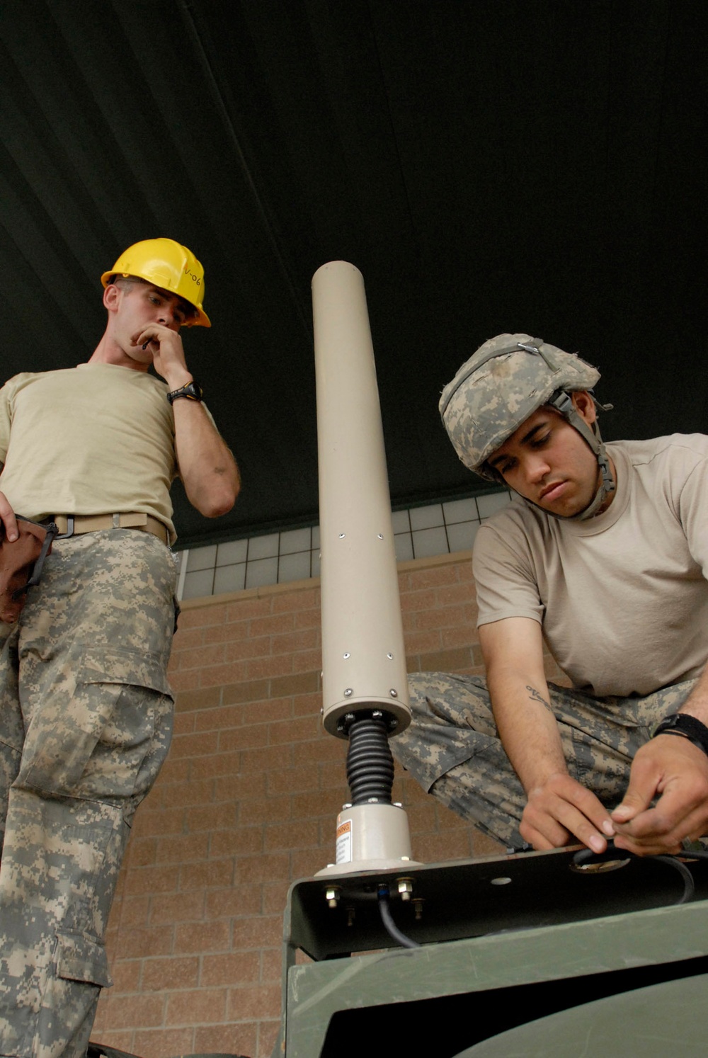 4th Stryker Brigade Combat Team, 2nd Infantry Division  offload at rail head station