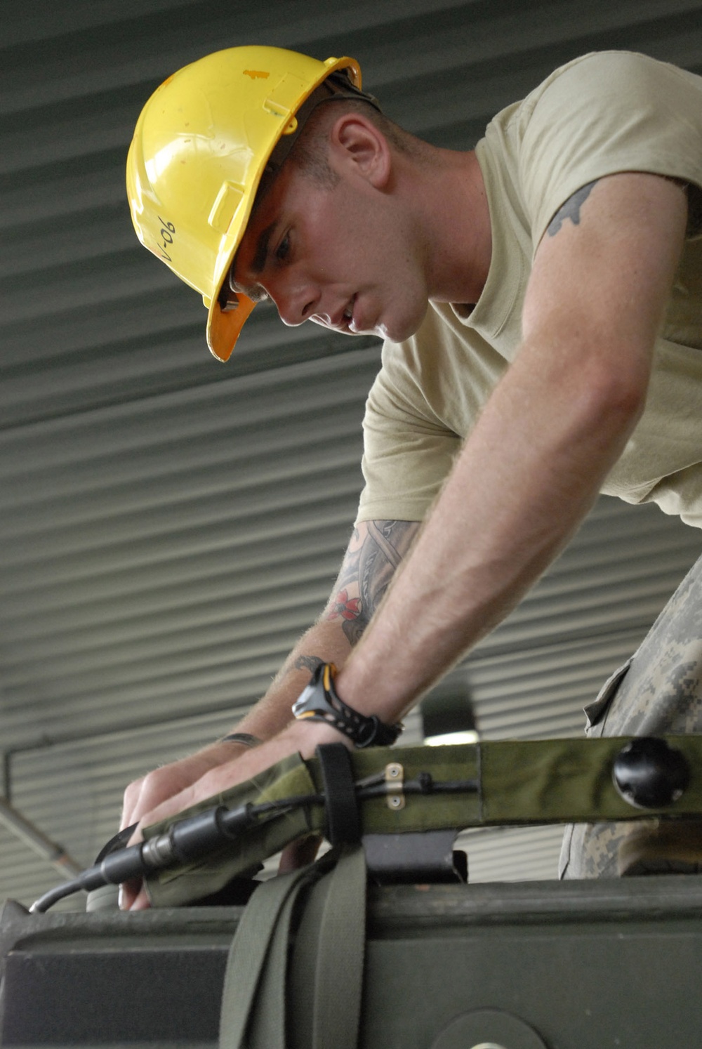 4th Stryker Brigade Combat Team, 2nd Infantry Division  offload at rail head station