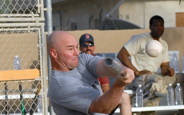 Arrowhead Soldiers team up to win Morale Welfare and Recreation softball championship game
