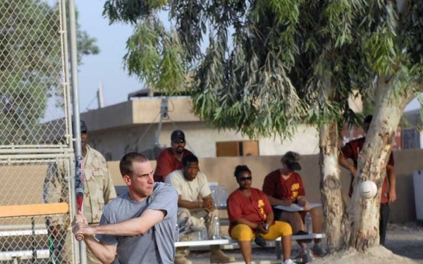 Arrowhead Soldiers team up to win Morale Welfare and Recreation softball championship game