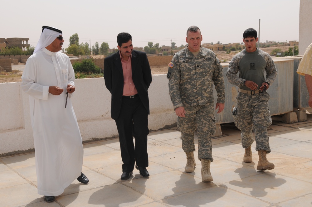 Ribbon Cutting Ceremony for the newly renovated Al Alam Kindergarten School in Tikrit, Iraq