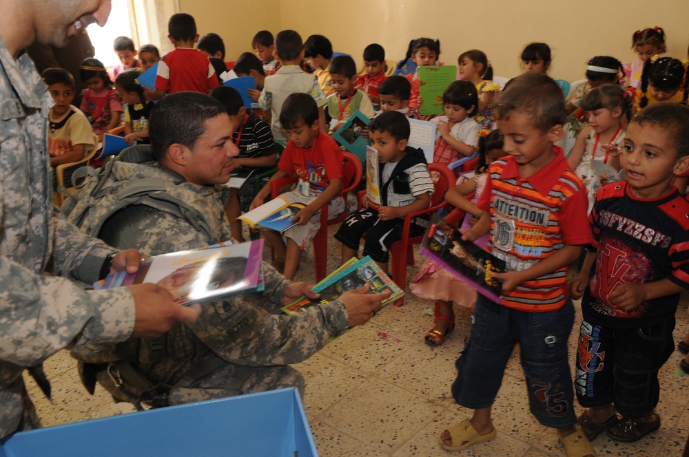 Ribbon Cutting Ceremony for the newly renovated Al Alam Kindergarten School in Tikrit, Iraq