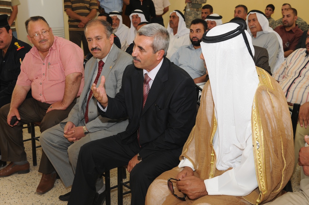 Ribbon Cutting Ceremony for the newly renovated Al Alam Kindergarten School in Tikrit, Iraq