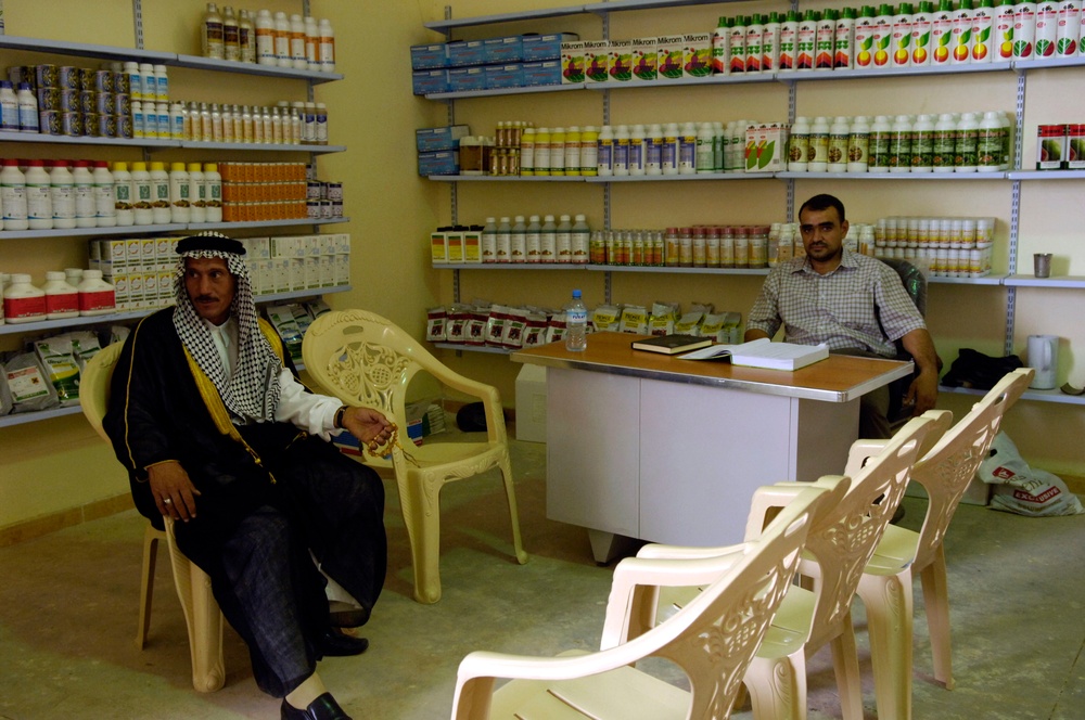Opening ceremonies for the Central Euphrates Farmer's Market