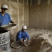 U.S. Army Corps of Engineers check the progress on construction projects in Al Mushroo