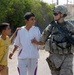 Military Police paratroopers patrol along main Baghdad highway