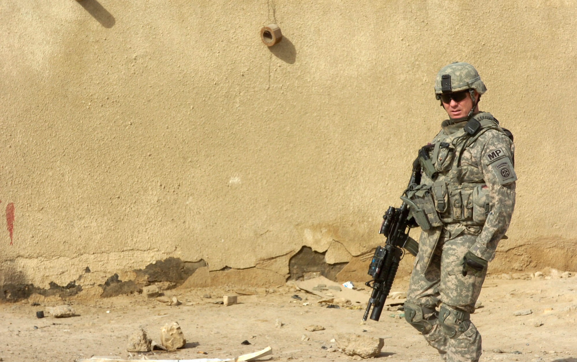 DVIDS - Images - Military Police paratroopers patrol along main