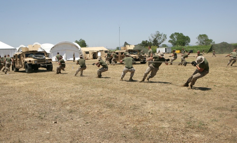 22nd Marine Expeditionary Unit trains in Greece
