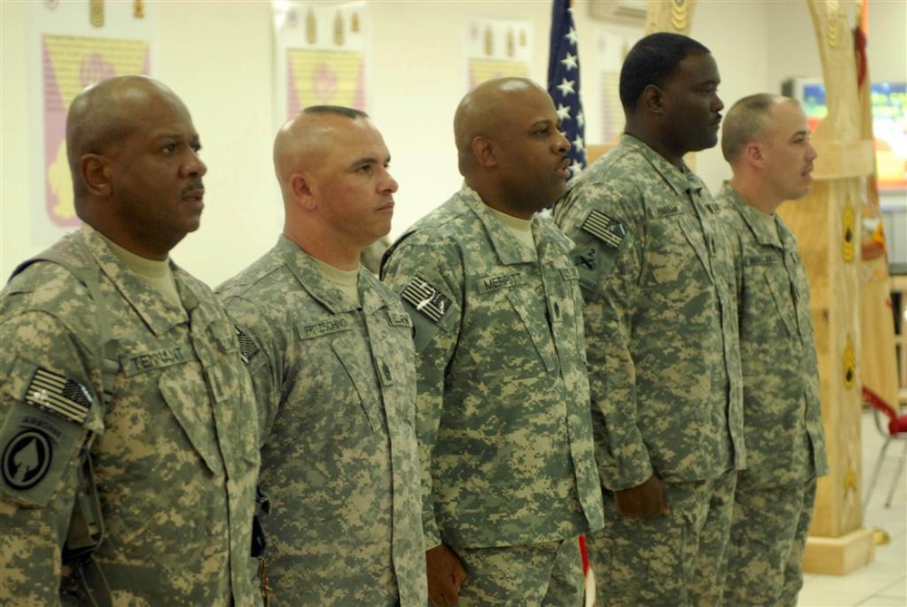 398th Combat Sustainment Support Battalion celebrates year of the NCO