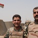 Iraqi soldiers patrol neighborhood east of Baghdad, Iraq