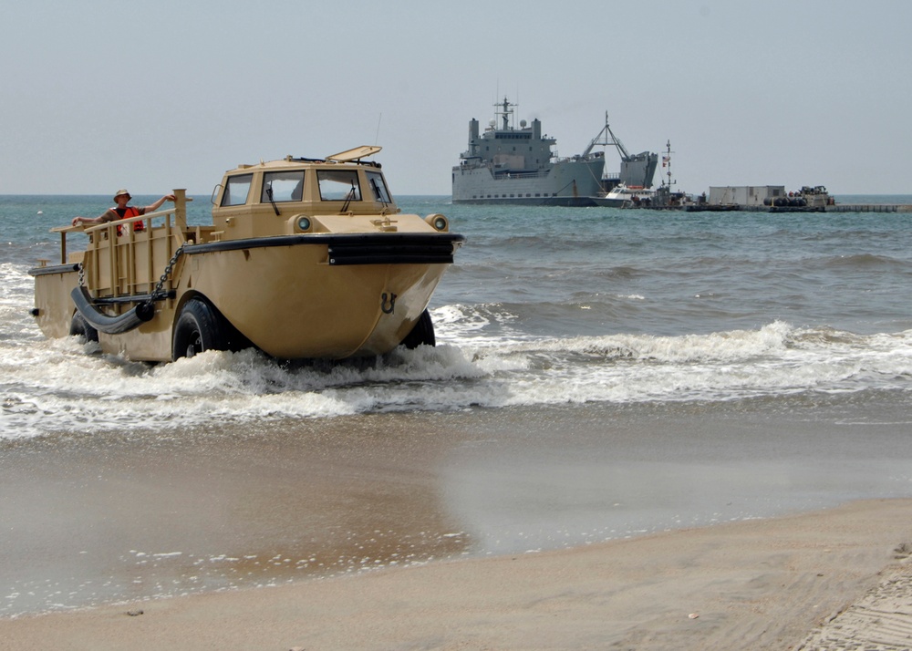 Joint Logistics-Over-the-Shore Exercise Enhances Joint Capabilities