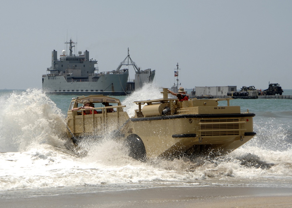 Joint Logistics-Over-the-Shore Exercise Enhances Joint Capabilities