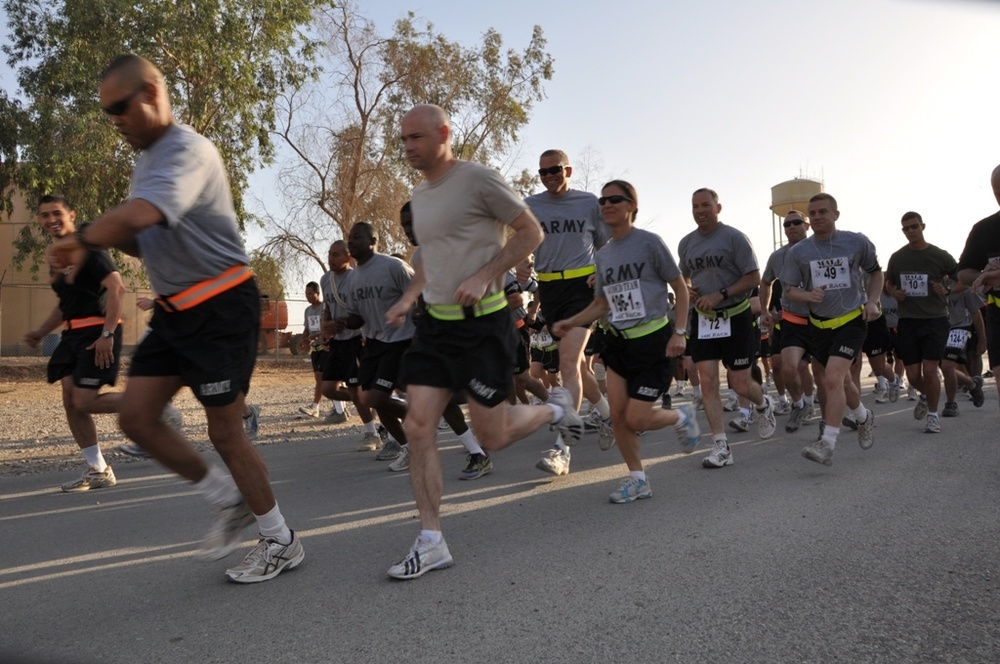 16 km Memorial Day run