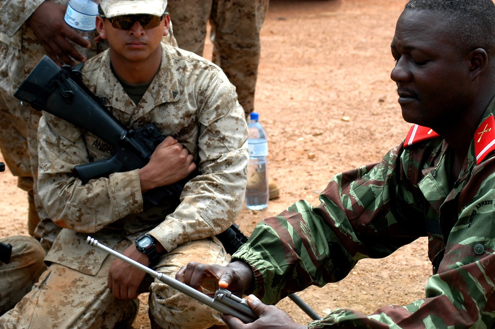 U.S., Benin Match Weapon Skills During SA-09