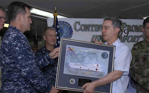 Service members help in Columbia