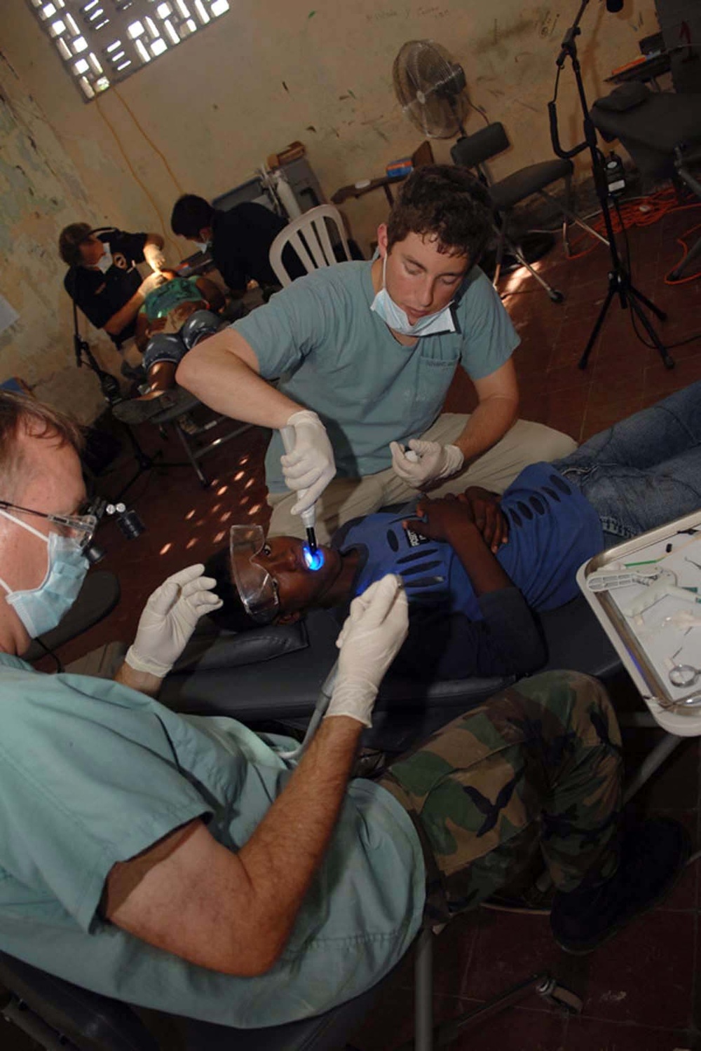 Service members help in Columbia