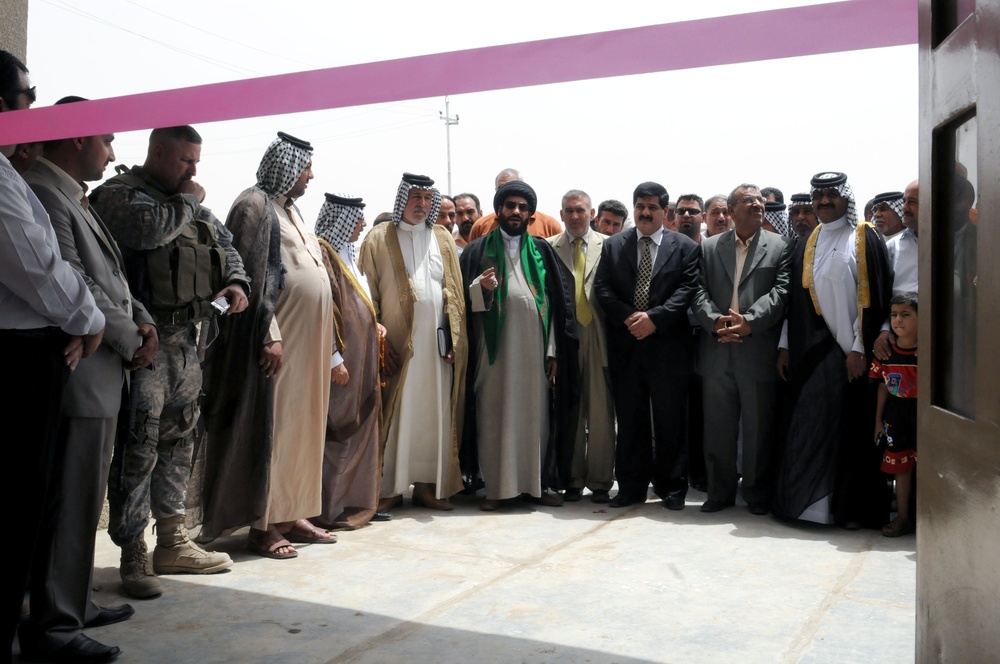 Opening ceremony for new vocational school in eastern Baghdad, Iraq