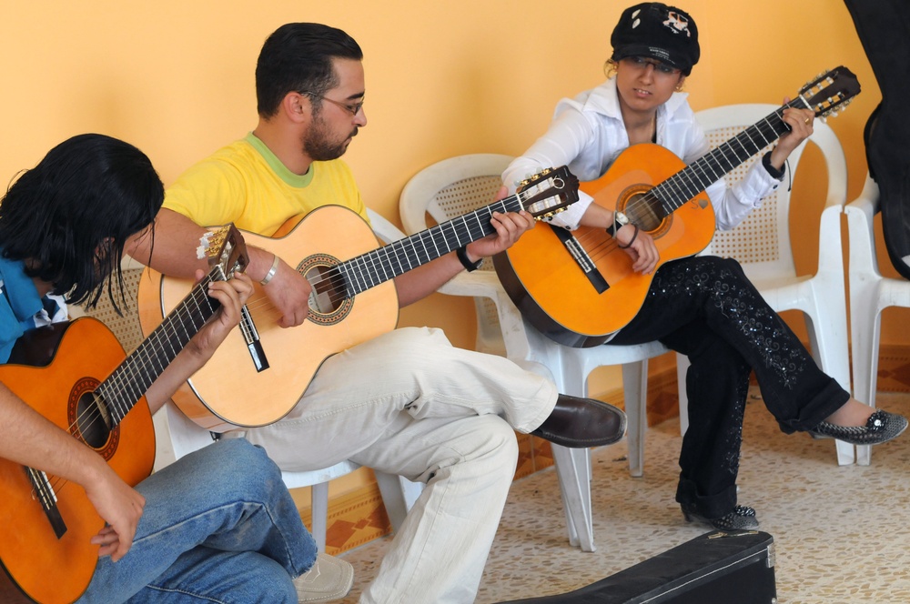 Opening ceremony for new vocational school in eastern Baghdad, Iraq