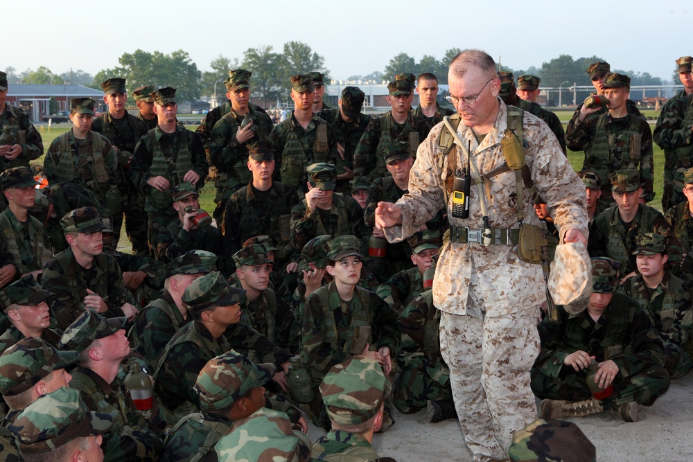 Camp Geiger develops ROTC cadets